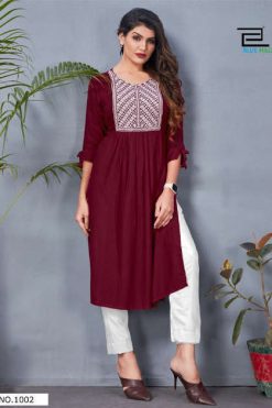 Blue Hills Good Newz Vol 10 Feeding Kurti Wholesale Catalog 8 Pcs