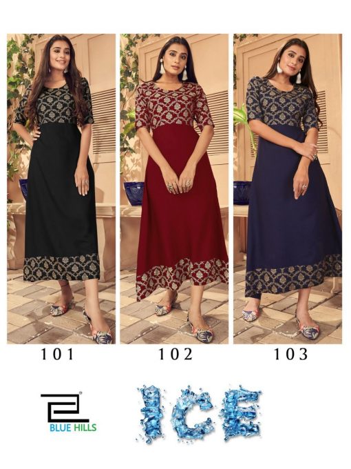 Blue Hills Ice Kurti Wholesale Catalog 3 Pcs 7 510x680 - Blue Hills Ice Kurti Wholesale Catalog 3 Pcs