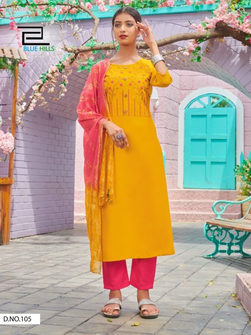 Blue Hills New Generation Kurti with Dupatta Bottom Wholesale Catalog 8 Pcs 4 510x680 - Blue Hills New Generation Kurti with Dupatta Bottom Wholesale Catalog 8 Pcs