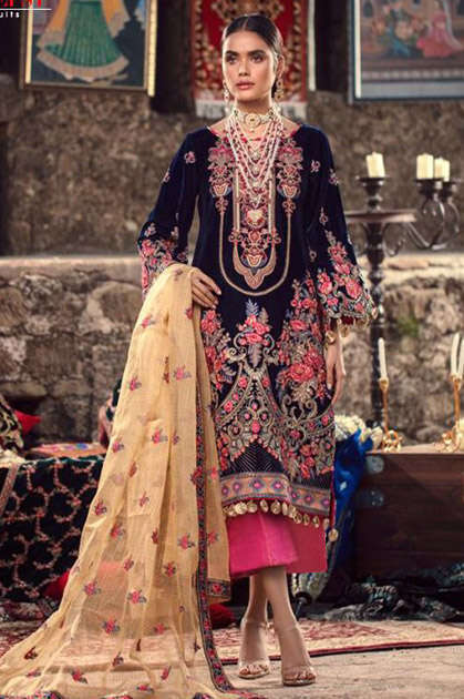 Deepsy Aniiq Velvet Collection Salwar Suit Wholesale Catalog 6 Pcs