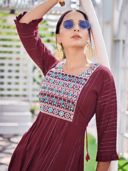 Golden Dairies Vol 2 Kurti Wholesale Catalog 8 Pcs 18 510x680 - Golden Dairies Vol 2 Kurti Wholesale Catalog 8 Pcs