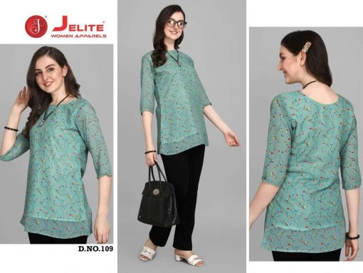 Jelite Georgette Tunics Vol 2 Tops Wholesale Catalog 6 Pcs 4 510x383 - Jelite Georgette Tunics Vol 2 Tops Wholesale Catalog 6 Pcs