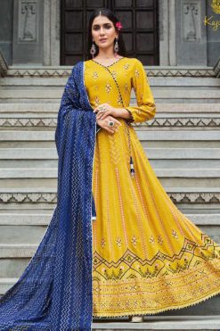 Kajal Style Gulzar Vol 7 Kurti with Dupatta Bottom Wholesale Catalog 8 Pcs