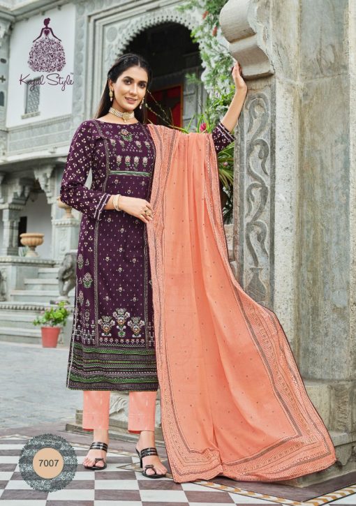 Kajal Style Gulzar Vol 7 Kurti with Dupatta Bottom Wholesale Catalog 8 Pcs 2 510x725 - Kajal Style Gulzar Vol 7 Kurti with Dupatta Bottom Wholesale Catalog 8 Pcs