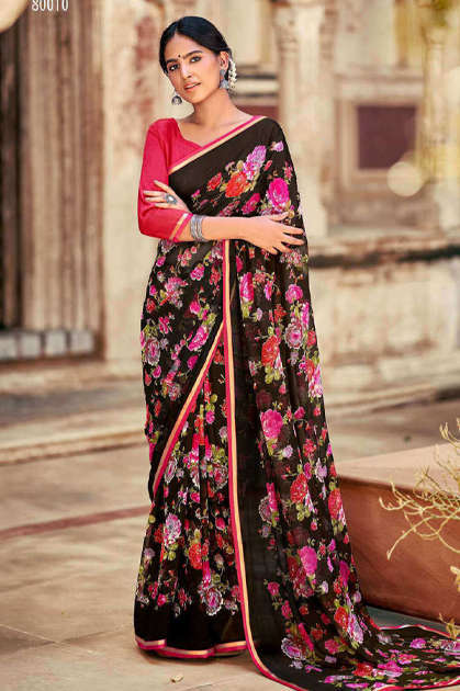 Kashvi Innayat Vol 4 by Lt Fabrics Saree Sari Wholesale Catalog 10 Pcs