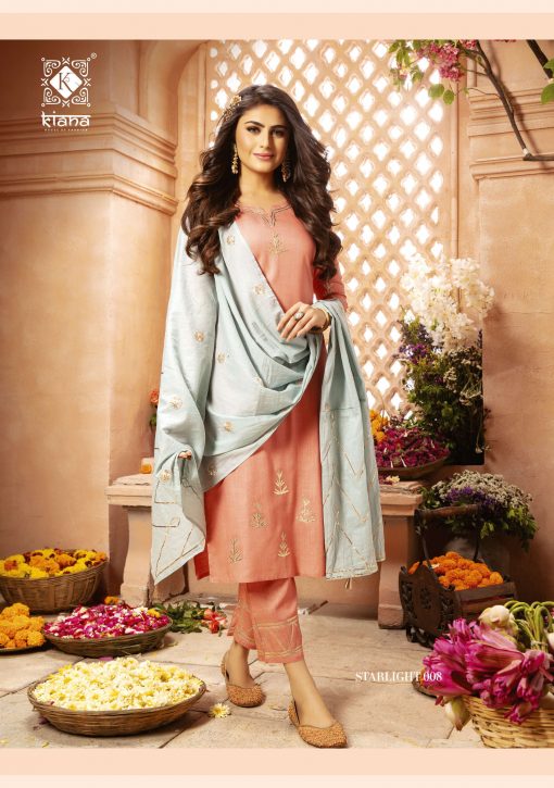 Kiana Starlight Kurti with Dupatta Bottom Wholesale Catalog 8 Pcs 3 510x725 - Kiana Starlight Kurti with Dupatta Bottom Wholesale Catalog 8 Pcs