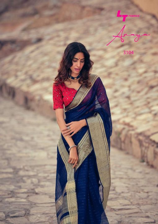 Lt Fabrics Anaya Saree Sari Wholesale Catalog 5 Pcs 12 510x720 - Lt Fabrics Anaya Saree Sari Wholesale Catalog 5 Pcs