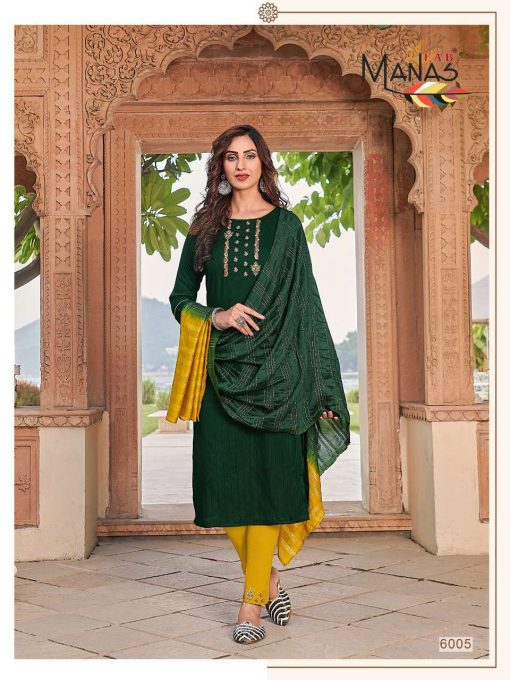 Manas Arina Kurti with Dupatta Bottom Wholesale Catalog 6 Pcs 4 510x680 - Manas Arina Kurti with Dupatta Bottom Wholesale Catalog 6 Pcs