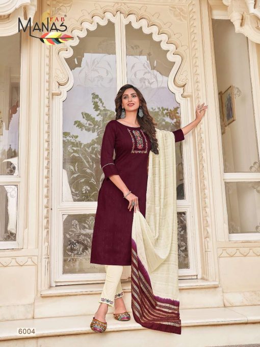 Manas Arina Kurti with Dupatta Bottom Wholesale Catalog 6 Pcs 8 510x680 - Manas Arina Kurti with Dupatta Bottom Wholesale Catalog 6 Pcs