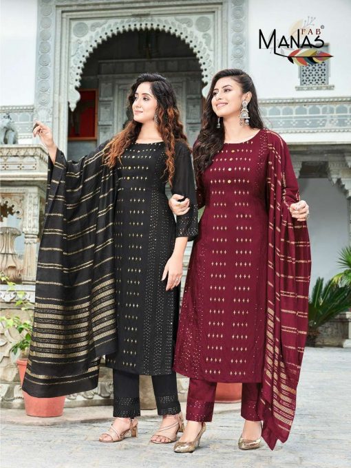 Manas Maher Kurti with Dupatta Bottom Wholesale Catalog 6 Pcs 12 510x680 - Manas Maher Kurti with Dupatta Bottom Wholesale Catalog 6 Pcs