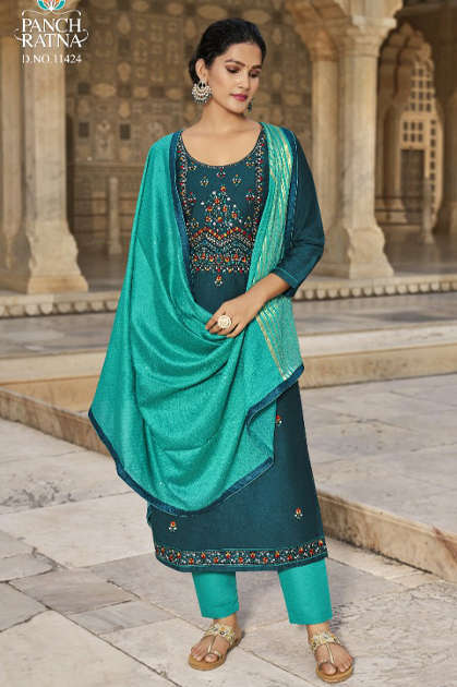 Panch Ratna Aaradhna by Kessi Salwar Suit Wholesale Catalog 5 Pcs