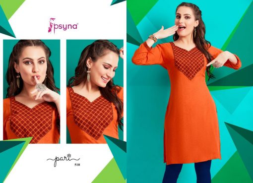 Psyna Pari Vol 5 Kurti Wholesale Catalog 6 Pcs 6 510x369 - Psyna Pari Vol 5 Kurti Wholesale Catalog 6 Pcs