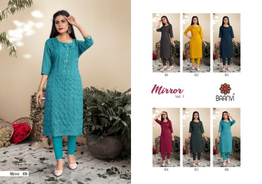 R Studio Mirror Vol 1 by Baanvi Kurti Wholesale Catalog 6 Pcs 5 510x360 - R Studio Mirror Vol 1 by Baanvi Kurti Wholesale Catalog 6 Pcs