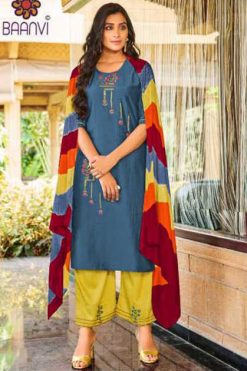 R Studio Preet Vol 1 by Baanvi Kurti with Dupatta Bottom Wholesale Catalog 8 Pcs