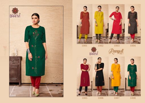 R Studio Rangoli Vol 1 by Baanvi Kurti with Pant Wholesale Catalog 8 Pcs 5 510x360 - R Studio Rangoli Vol 1 by Baanvi Kurti with Pant Wholesale Catalog 8 Pcs