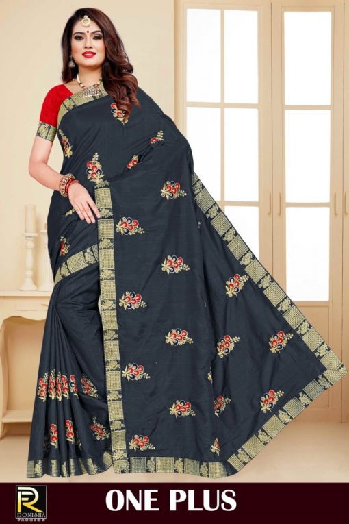 Ranjna One Plus Saree Sari Wholesale Catalog 8 Pcs 1 510x765 - Ranjna One Plus Saree Sari Wholesale Catalog 8 Pcs