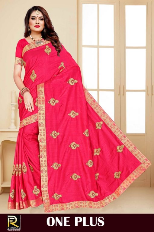 Ranjna One Plus Saree Sari Wholesale Catalog 8 Pcs 2 510x765 - Ranjna One Plus Saree Sari Wholesale Catalog 8 Pcs