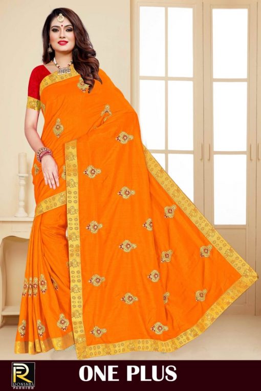 Ranjna One Plus Saree Sari Wholesale Catalog 8 Pcs 7 510x765 - Ranjna One Plus Saree Sari Wholesale Catalog 8 Pcs