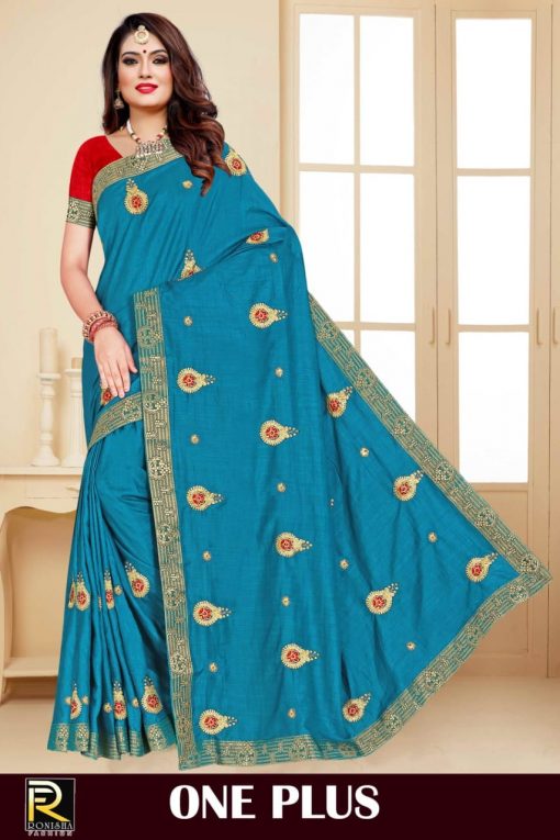 Ranjna One Plus Saree Sari Wholesale Catalog 8 Pcs 8 510x765 - Ranjna One Plus Saree Sari Wholesale Catalog 8 Pcs