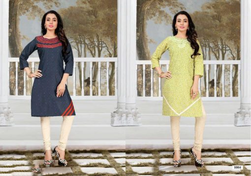 S More Tengo Kurti Wholesale Catalog 9 Pcs 3 510x357 - S More Tengo Kurti Wholesale Catalog 9 Pcs