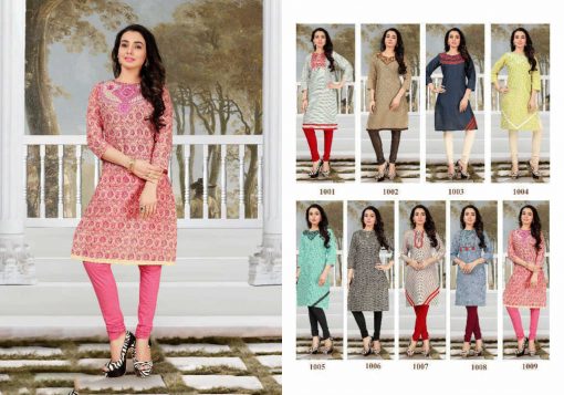 S More Tengo Kurti Wholesale Catalog 9 Pcs 6 510x357 - S More Tengo Kurti Wholesale Catalog 9 Pcs