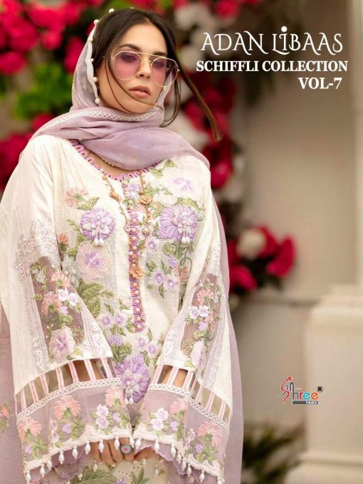 Shree Fabs Adan Libaas Schiffli Collection Vol 7 Salwar Suit Wholesale Catalog 4 Pcs 1 510x680 - Shree Fabs Adan Libaas Schiffli Collection Vol 7 Salwar Suit Wholesale Catalog 4 Pcs