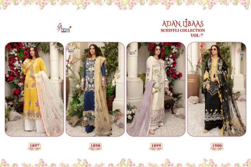 Shree Fabs Adan Libaas Schiffli Collection Vol 7 Salwar Suit Wholesale Catalog 4 Pcs 10 510x340 - Shree Fabs Adan Libaas Schiffli Collection Vol 7 Salwar Suit Wholesale Catalog 4 Pcs