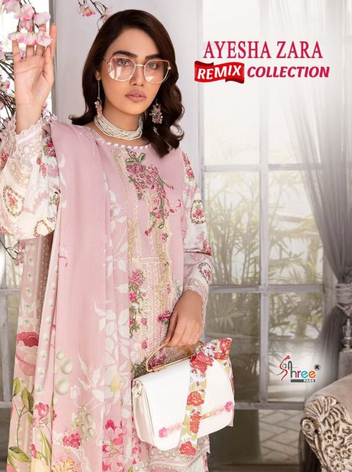 Shree Fabs Ayesha Zara Remix Collection Salwar Suit Wholesale Catalog 8 Pcs 1 510x684 - Shree Fabs Ayesha Zara Remix Collection Salwar Suit Wholesale Catalog 8 Pcs