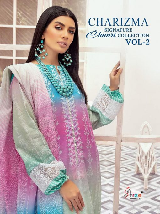 Shree Fabs Charizma Signature Chunri Collection Vol 2 Salwar Suit Wholesale Catalog 7 Pcs 1 510x684 - Shree Fabs Charizma Signature Chunri Collection Vol 2 Salwar Suit Wholesale Catalog 7 Pcs