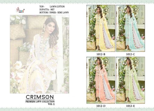 Shree Fabs Crimson Premium Lawn Collection Vol 2 Salwar Suit Wholesale Catalog 4 Pcs 6 510x368 - Shree Fabs Crimson Premium Lawn Collection Vol 2 Salwar Suit Wholesale Catalog 4 Pcs