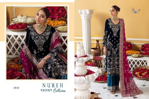 Shree Fabs Nureh Velvet Collection Salwar Suit Wholesale Catalog 4 Pcs 4 510x340 - Shree Fabs Nureh Velvet Collection Salwar Suit Wholesale Catalog 4 Pcs