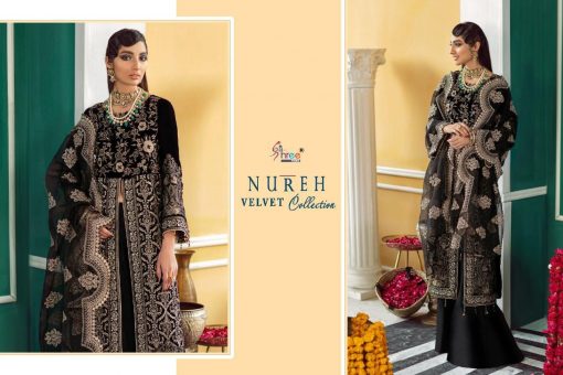 Shree Fabs Nureh Velvet Collection Salwar Suit Wholesale Catalog 4 Pcs 6 510x340 - Shree Fabs Nureh Velvet Collection Salwar Suit Wholesale Catalog 4 Pcs