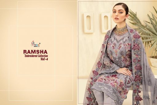 Shree Fabs Ramsha Embroidered Collection Vol 4 Salwar Suit Wholesale Catalog 6 Pcs 11 510x340 - Shree Fabs Ramsha Embroidered Collection Vol 4 Salwar Suit Wholesale Catalog 6 Pcs