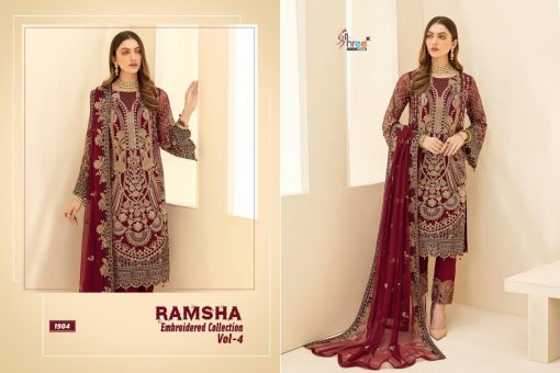 Shree Fabs Ramsha Embroidered Collection Vol 4 Salwar Suit Wholesale Catalog 6 Pcs 4 510x340 - Shree Fabs Ramsha Embroidered Collection Vol 4 Salwar Suit Wholesale Catalog 6 Pcs