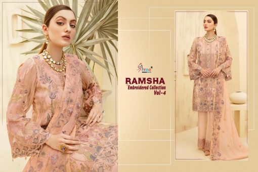 Shree Fabs Ramsha Embroidered Collection Vol 4 Salwar Suit Wholesale Catalog 6 Pcs 7 510x340 - Shree Fabs Ramsha Embroidered Collection Vol 4 Salwar Suit Wholesale Catalog 6 Pcs