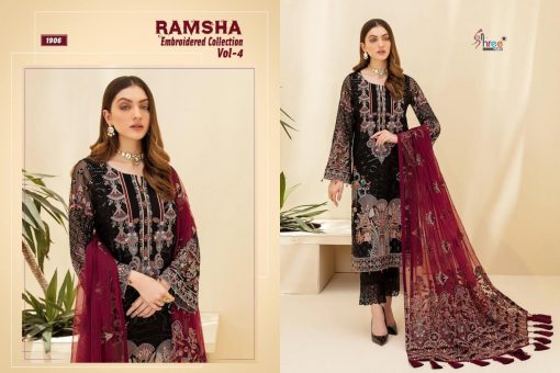 Shree Fabs Ramsha Embroidered Collection Vol 4 Salwar Suit Wholesale Catalog 6 Pcs 8 510x340 - Shree Fabs Ramsha Embroidered Collection Vol 4 Salwar Suit Wholesale Catalog 6 Pcs