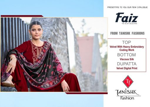 Tanishk Faiz Velvet Salwar Suit Wholesale Catalog 5 Pcs 11 510x363 - Tanishk Faiz Velvet Salwar Suit Wholesale Catalog 5 Pcs