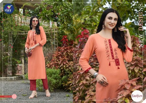 Vitara Creta Kurti with Pant Wholesale Catalog 4 Pcs 1 510x360 - Vitara Creta Kurti with Pant Wholesale Catalog 4 Pcs