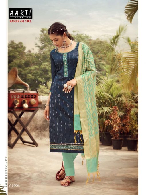 Z Black Banarasi Girl Salwar Suit Wholesale Catalog 6 Pcs 5 510x680 - Z Black Banarasi Girl Salwar Suit Wholesale Catalog 6 Pcs