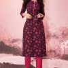 Z Black Saleena Kurti with Pant Wholesale Catalog 6 Pcs