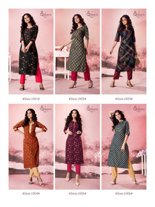 Z Black Saleena Kurti with Pant Wholesale Catalog 6 Pcs 7 510x680 - Z Black Saleena Kurti with Pant Wholesale Catalog 6 Pcs