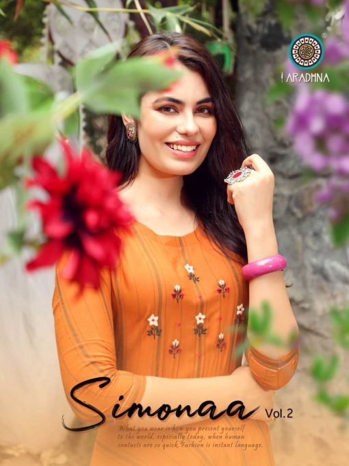 Aradhna Simonaa Vol 2 Kurti Wholesale Catalog 8 Pcs 1 510x680 - Aradhna Simonaa Vol 2 Kurti Wholesale Catalog 8 Pcs