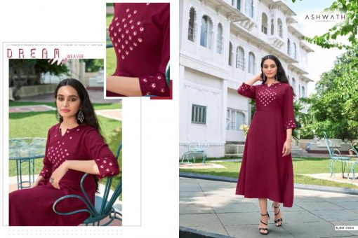 Ashwath Trendz Paaki Vol 1 Kurti Wholesale Catalog 6 Pcs 7 510x340 - Ashwath Trendz Paaki Vol 1 Kurti Wholesale Catalog 6 Pcs