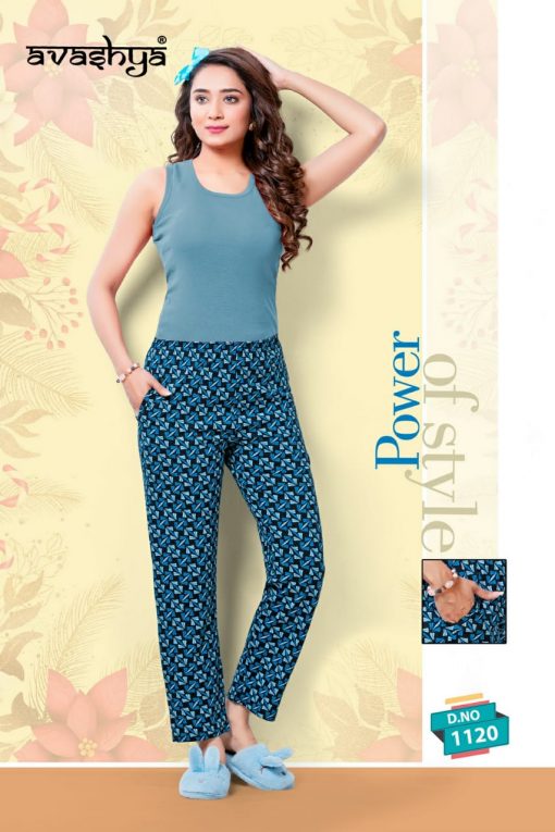 Avashya Retro Pajamas Vol 3 Wholesale Catalog 8 Pcs 5 510x765 - Avashya Retro Pajamas Vol 3 Wholesale Catalog 8 Pcs