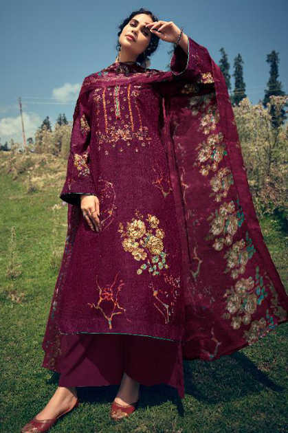 Belliza Kimaya Pashmina Salwar Suit Wholesale Catalog 10 Pcs