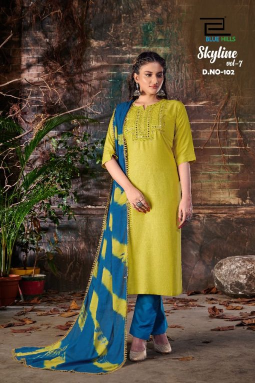 Blue Hills Skyline Vol 7 Kurti with Dupatta Bottom Wholesale Catalog 8 Pcs 3 510x765 - Blue Hills Skyline Vol 7 Kurti with Dupatta Bottom Wholesale Catalog 8 Pcs