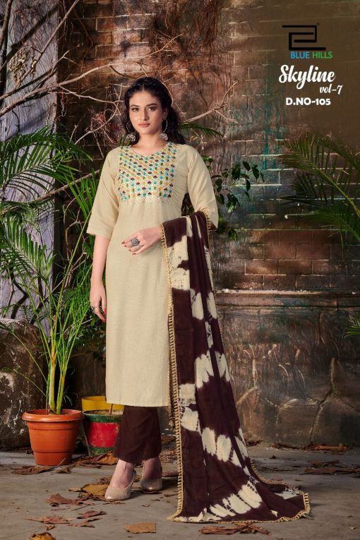 Blue Hills Skyline Vol 7 Kurti with Dupatta Bottom Wholesale Catalog 8 Pcs 6 510x765 - Blue Hills Skyline Vol 7 Kurti with Dupatta Bottom Wholesale Catalog 8 Pcs