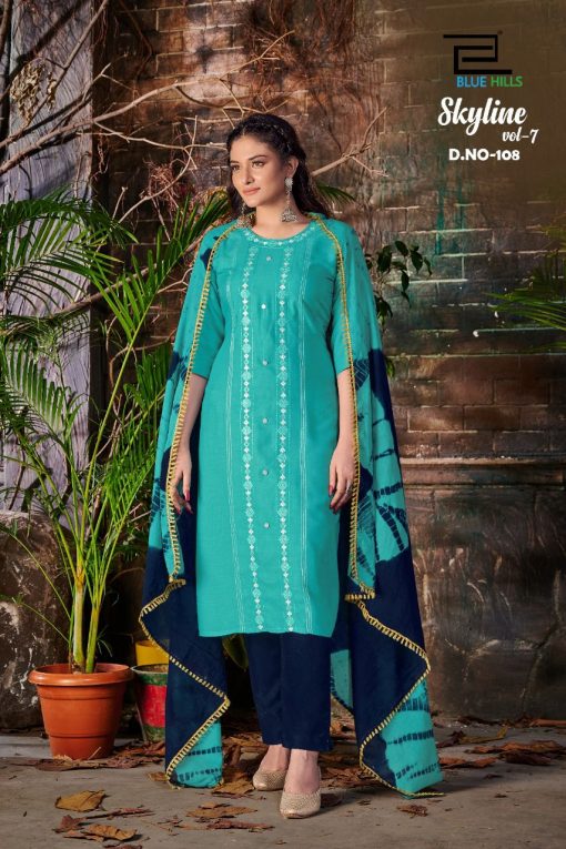 Blue Hills Skyline Vol 7 Kurti with Dupatta Bottom Wholesale Catalog 8 Pcs 9 510x765 - Blue Hills Skyline Vol 7 Kurti with Dupatta Bottom Wholesale Catalog 8 Pcs