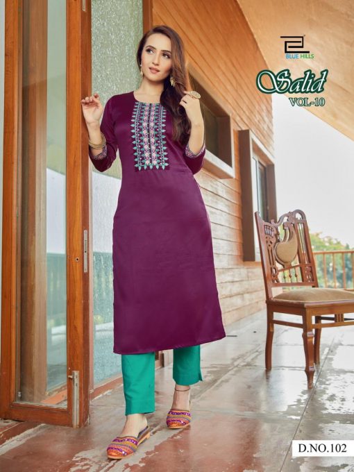 Blue Hills Solid Vol 10 Kurti Wholesale Catalog 10 Pcs 3 510x680 - Blue Hills Solid Vol 10 Kurti Wholesale Catalog 10 Pcs