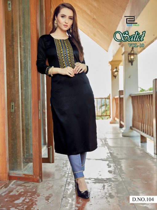 Blue Hills Solid Vol 10 Kurti Wholesale Catalog 10 Pcs 4 510x680 - Blue Hills Solid Vol 10 Kurti Wholesale Catalog 10 Pcs